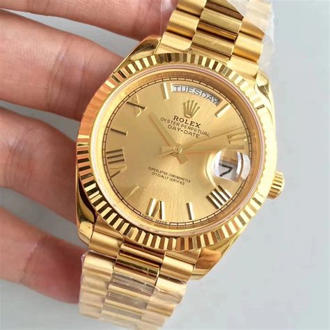 rolex day date gold replica|rolex dupe alternative.